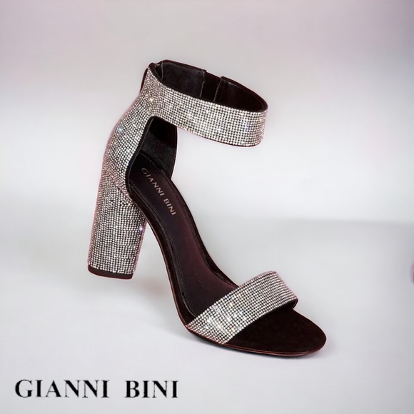 Gianni Bini RONILYNN BLING JEWEL EMBELLISHED DRESS SANDALS - Picture 1 of 9